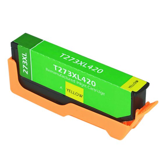 Picture of Remanufactured T273XL420 (Epson T273XL) High Yield Yellow Inkjet Cartridge (650 Yield)