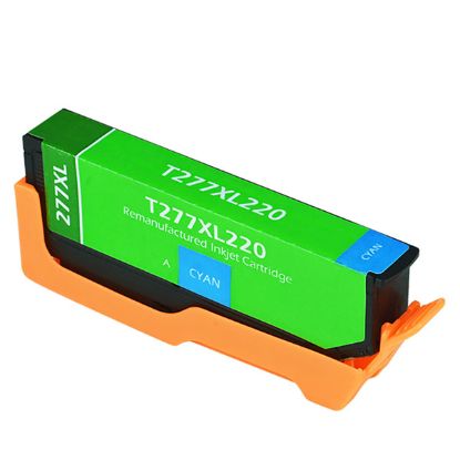 Picture of Remanufactured T277XL220 (Epson T277XL) Cyan Inkjet Cartridge (740 Yield)