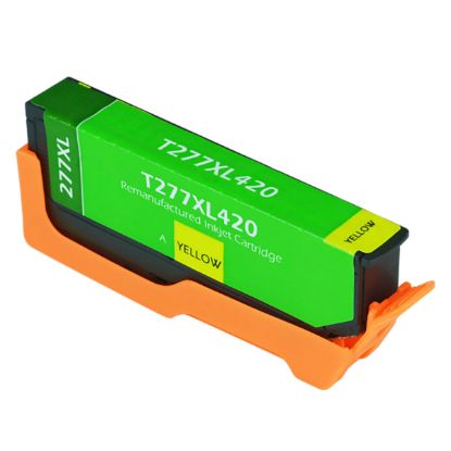 Picture of Remanufactured T277XL420 (Epson T277XL) Yellow Inkjet Cartridge (740 Yield)
