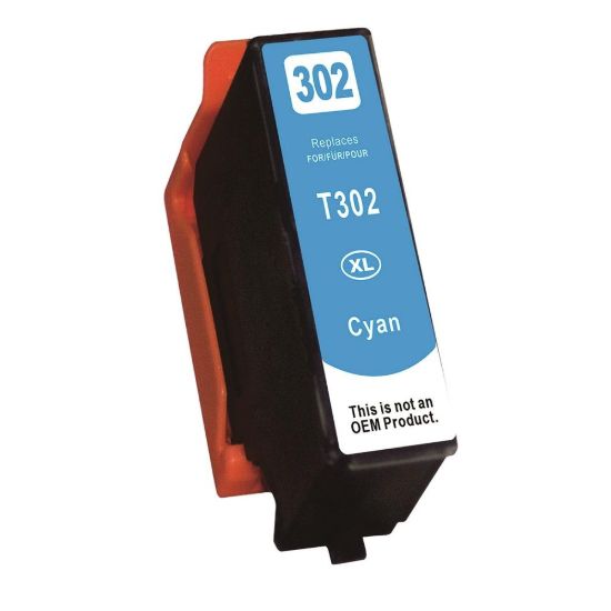 Picture of Remanufactured T302XL220-S (Epson T302XL) High Yield Cyan Ink Cartridge