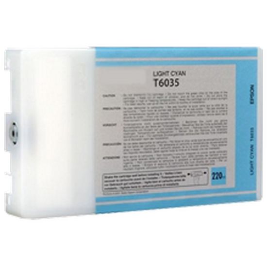 Picture of Remanufactured T603500 Light Cyan UltraChrome K3 Ink Cartridge (220 ml)