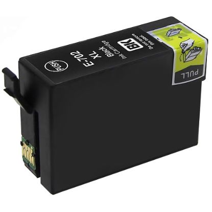 Picture of Remanufactured T702XL120 (Epson 702XL) Ultra High Yield Black Ink Cartridge (1100 Yield)