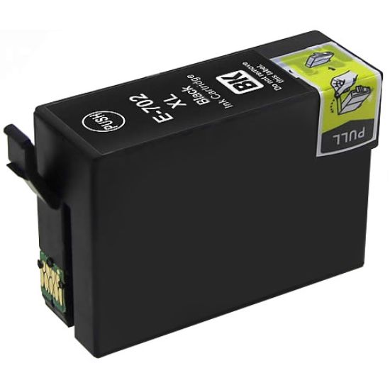 Picture of Remanufactured T702XL120 (Epson 702XL) Ultra High Yield Black Ink Cartridge (1100 Yield)