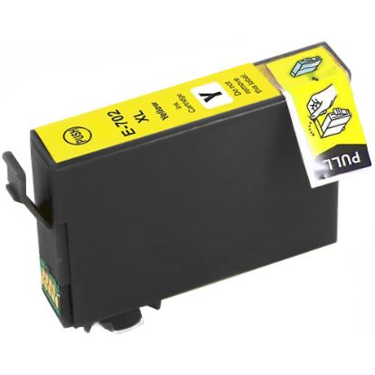 Picture of Remanufactured T702XL420 (Epson 702XL) Ultra High Yield Yellow Inkjet Cartridge (950 Yield)