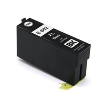 Picture of Remanufactured T802120 (Epson T802) Black Ink Cartridge (900 Yield)