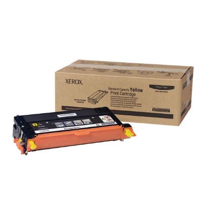 Picture of Xerox 113R00721 (113R721) Yellow Toner Cartridge (2000 Yield)