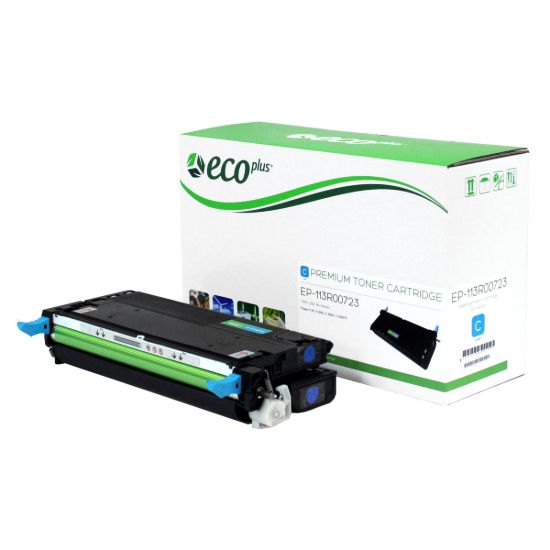 Picture of EcoPlus Reman 113R00723 (113R723) Cyan Toner Cartridge (6000 Yield)