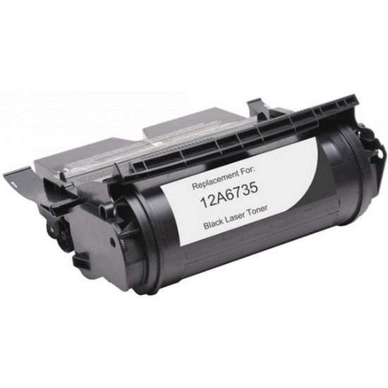 Picture of EcoPlus Reman 12A6735 Black Toner Cartridge (20000 Yield)