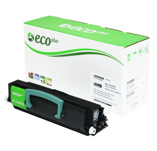 Picture of EcoPlus Reman PY449 (310-8709, RP380, 310-8702) High Yield Black Toner Cartridge (6000 Yield)