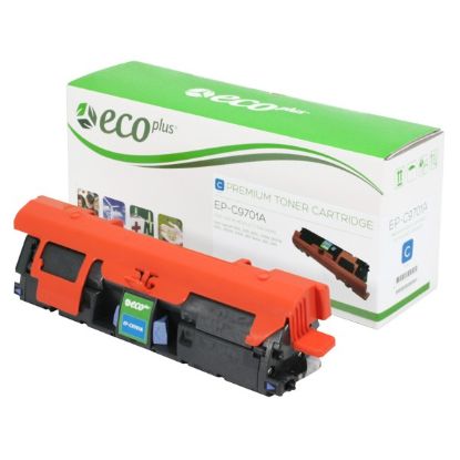 Picture of EcoPlus Reman C9701A (HP 121A) Cyan Toner Cartridge (4000 Yield)