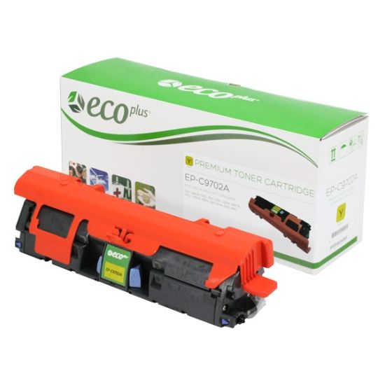 Picture of EcoPlus Reman C9702A (HP 121A) Yellow Toner Cartridge (4000 Yield)