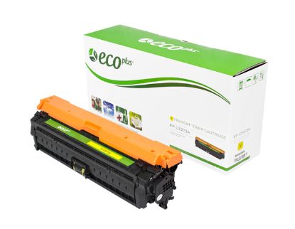 Picture of EcoPlus Reman CE272A (HP 650A) Yellow Toner Cartridge (15000 Yield)
