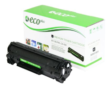 Picture of EcoPlus Reman CE278A (HP 78A) Black Toner Cartridge (2100 Yield)