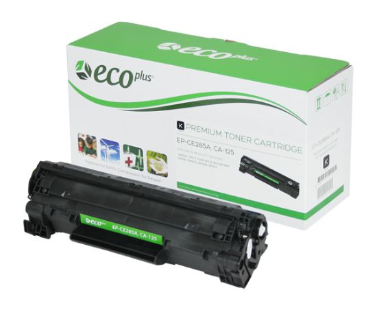 Picture of EcoPlus Reman CE285A (HP 85A) Black Toner Cartridge (1600 Yield)