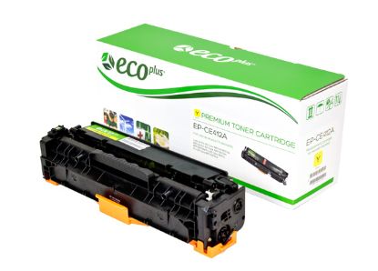 Picture of EcoPlus Reman CE412A (HP 305A) Yellow Toner Cartridge (2600 Yield)