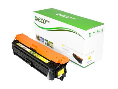 Picture of EcoPlus Reman CE742A (HP 307A) Yellow Toner Cartridge (7300 Yield)