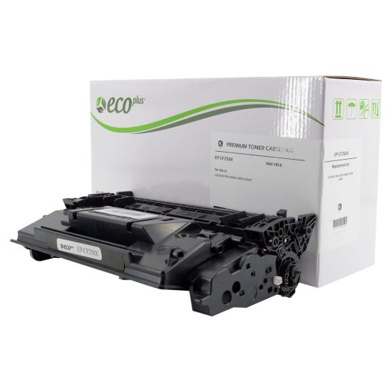 Picture of EcoPlus Reman CF258X (HP 58X) High Yield Black Toner Cartridge (10000 Yield)