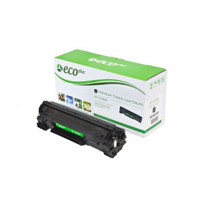 Picture of EcoPlus Reman CF283A (HP 83A) Black Toner Cartridge (1500 Yield)