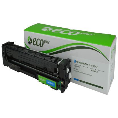 Picture of EcoPlus Reman CF401X (HP 201X) High Yield Cyan Toner Cartridge (2300 Yield)