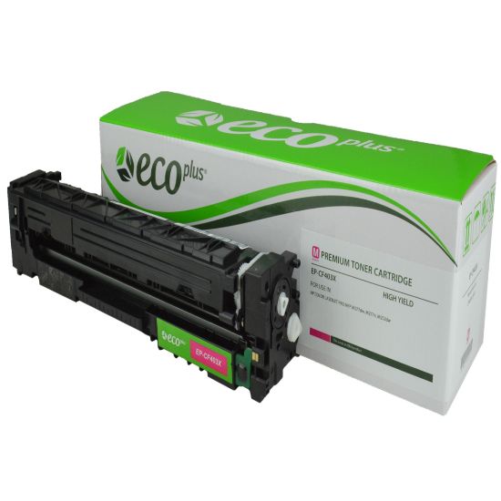 Picture of EcoPlus Reman CF403X (HP 201X) High Yield Magenta Toner Cartridge (2300 Yield)
