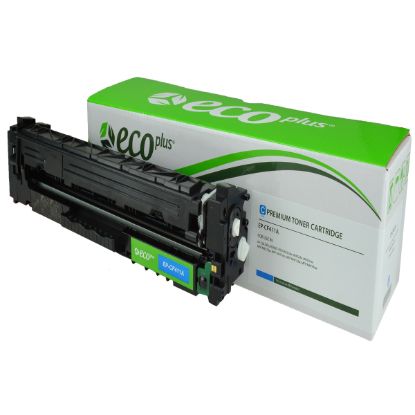 Picture of EcoPlus Reman CF411A (HP 410A) Cyan Toner Cartridge (2300 Yield)