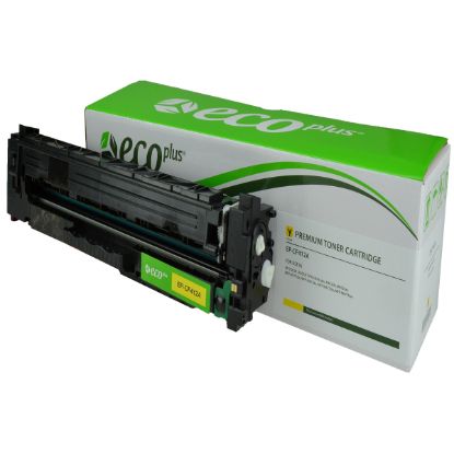Picture of EcoPlus Reman CF412A (HP 410A) Yellow Toner Cartridge (2300 Yield)
