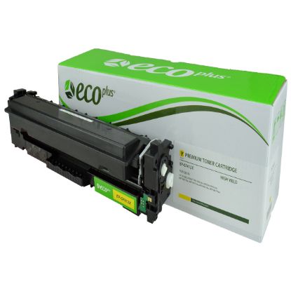 Picture of EcoPlus Reman CF412X (HP 410X) High Yield Yellow Toner Cartridge (5000 Yield)