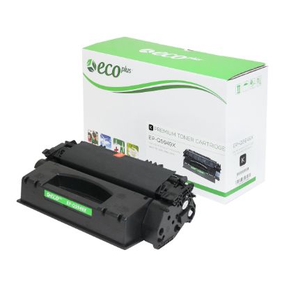 Picture of EcoPlus Reman Q5949X (HP 49X) High Yield Black Toner Cartridge (6000 Yield)