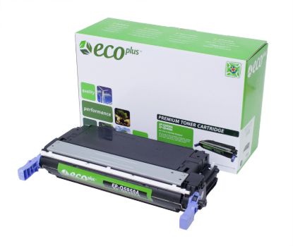 Picture of EcoPlus Reman Q5950A (HP 643A) Black Toner Cartridge (11000 Yield)