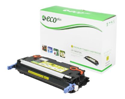 Picture of EcoPlus Reman Q6472A (HP 502A) Yellow Toner Cartridge (4000 Yield)