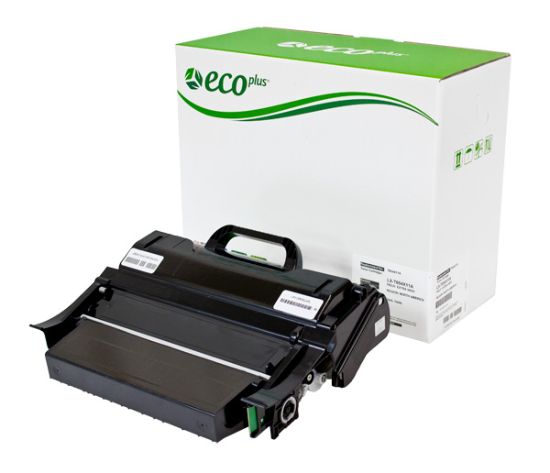 Picture of EcoPlus Reman T654X11A Extra High Yield Black Toner Cartridge (36000 Yield)