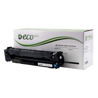 Picture of EcoPlus Reman W2021A (HP 414A) Cyan Toner Cartridge (2100 Yield)